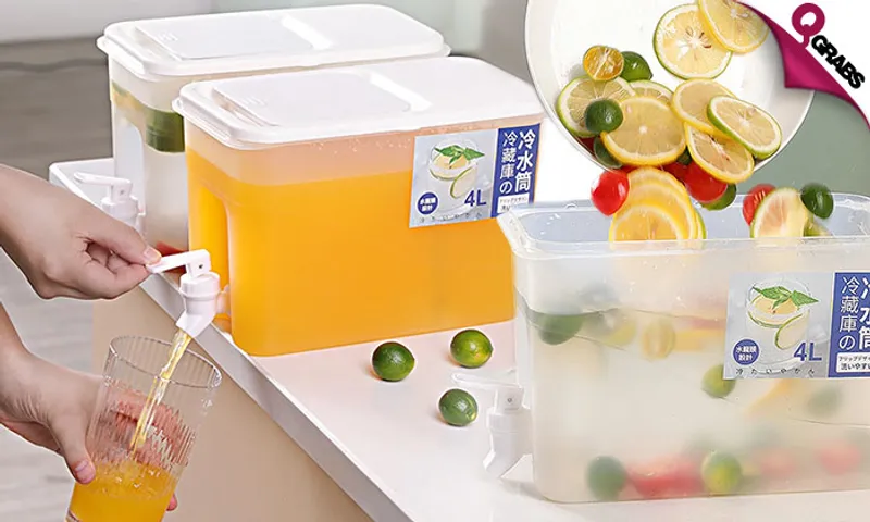 4L Cold Beverage Dispenser with Tap!